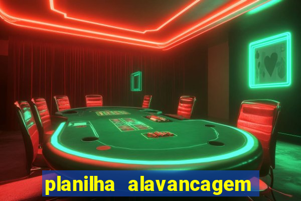 planilha alavancagem de banca